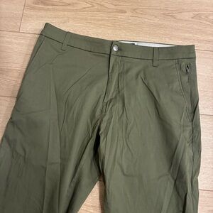 Birddogs Men’s Stretch Khaki Slim Fit Pant Hunter Green Unlined Size 34x34